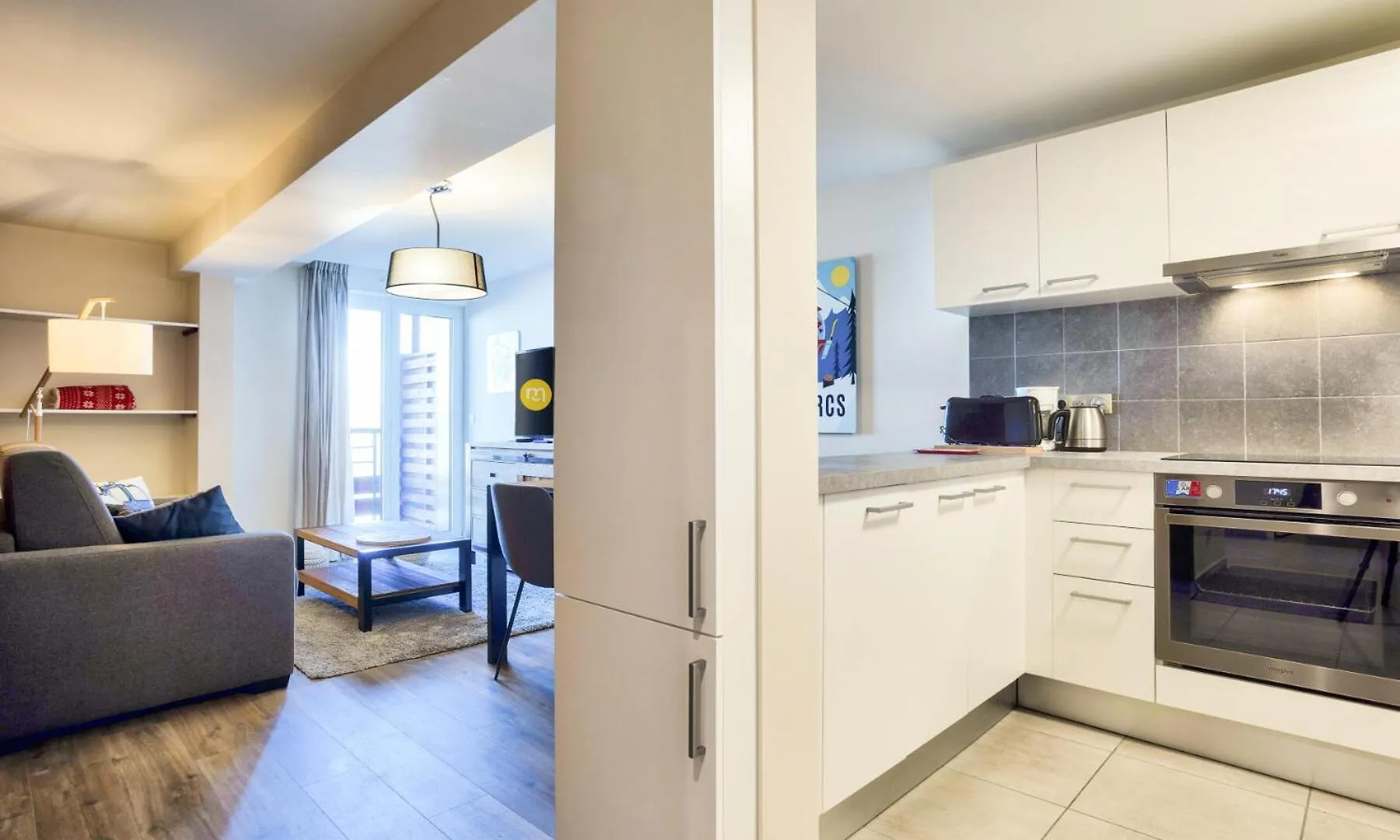 Апартаменты Residence Les Chardons - Maeva Home - Appartement 3 Pieces 6 Personnes Vue Montagne - Selection Mae-2011 Les Arcs  Франция